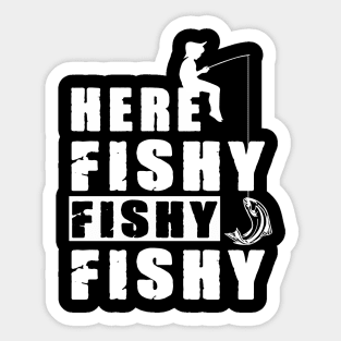 Funny Fishing Sticker